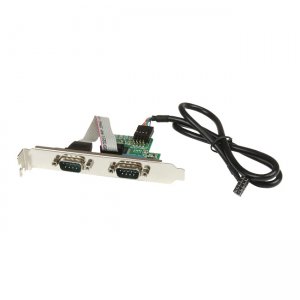 StarTech.com ICUSB232INT2 24in Internal USB Motherboard Header to 2 Port Serial RS232 Adapter