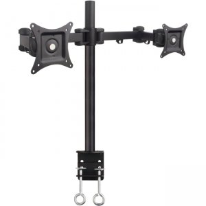 SIIG CE-MT0Q11-S1 Articulating Dual Monitor Desk Mount - 13" to 27