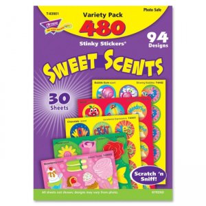 TREND T83901 Stinky Stickers Sweet Scents Variety Pack TEPT83901