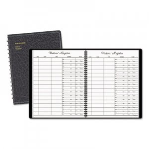 At-A-Glance AAG8058005 Recycled Visitor Register Book, Black, 8 1/2 x 11 80-580-05