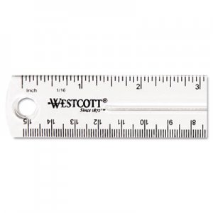 Westcott 45016 6" Clear Ruler ACM45016