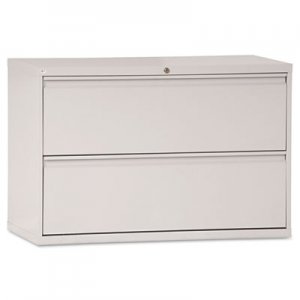 Alera LF4229LG Two-Drawer Lateral File Cabinet, 42w x 19-1/4d x 29h, Light Gray ALELF4229LG