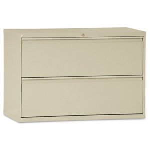 Alera LF4229PY Two-Drawer Lateral File Cabinet, 42w x 19-1/4d x 29h, Putty ALELF4229PY