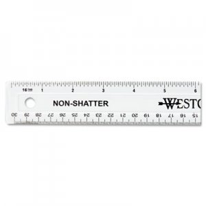 Westcott 13862 12" Shatterproof Ruler ACM13862