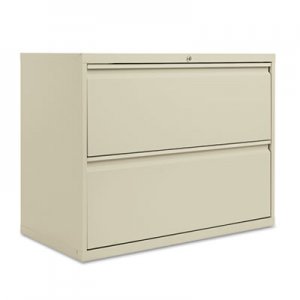 Alera LF3629PY Two-Drawer Lateral File Cabinet, 36w x 19-1/4d x 29h, Putty ALELF3629PY