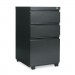 Alera ALEPBBBFCH Three-Drawer Metal Pedestal File with Full-Length Pull, 14.96w x 19.29d x 27.75h, Charcoal
