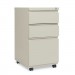 Alera ALEPBBBFPY Three-Drawer Metal Pedestal File with Full-Length Pull, 14.96w x 19.29d x 27.75h, Putty