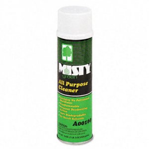 MISTY 1001583 Green All-Purpose Cleaner, Citrus Scent, 19 oz. Aerosol Can, 12/Carton AMR1001583