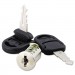 Alera ALEVA501111 Core Removable Lock and Key Set, Silver, Two Keys/Set