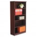 Alera ALEVA636632MY Valencia Series Bookcase, Five-Shelf, 31 3/4w x 14d x 65h, Mahogany