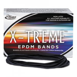 Alliance 02004 X-treme File Bands, 117B, 7 x 1/8, Black, Approx. 175 Bands/1lb Box ALL02004