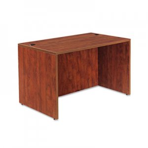 Alera ALEVA214830MC Valencia Series Straight Desk Shell, 47 1/4 x 29 1/2 x 29 5/8, Med Cherry