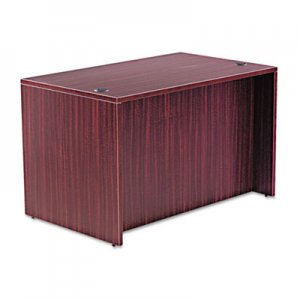 Alera ALEVA214830MY Valencia Series Straight Desk Shell, 47 1/4w x 29 1/2d x 29 5/8h, Mahogany