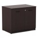 Alera ALEVA613622MY Valencia Series Storage Cabinet, 34w x 22 3/4d x 29 1/2h, Mahogany