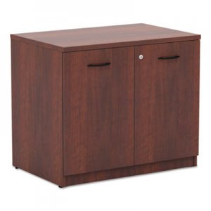 Alera ALEVA613622MC Valencia Series Storage Cabinet, 34w x 22 3/4d x 29 1/2h, Medium Cherry