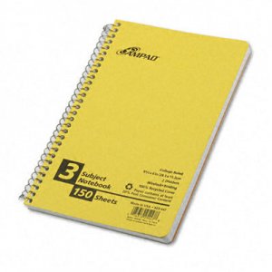 Oxford TOP25447 Small Size Notebook, College/Medium Rule, 6 x 9-1/2, White, 150 Sheets/Pad 25-447