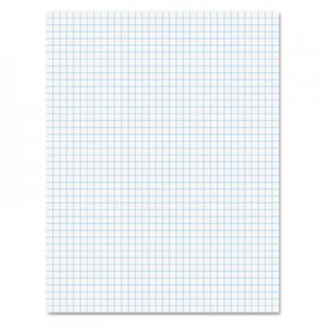 Ampad TOP22030C 15lb Quadrille Pad w/4 Squares/Inch, Letter, White, 1 50-Sheet Pad/Pack 22-030C