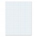 Ampad TOP22030C 15lb Quadrille Pad w/4 Squares/Inch, Letter, White, 1 50-Sheet Pad/Pack 22-030C