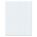 Ampad TOP22030C 15lb Quadrille Pad w/4 Squares/Inch, Letter, White, 1 50-Sheet Pad/Pack 22-030C