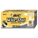 BIC WOFQD12WE Wite-Out Quick Dry Correction Fluid, 20 ml Bottle, White, 1/Dozen BICWOFQD12WE