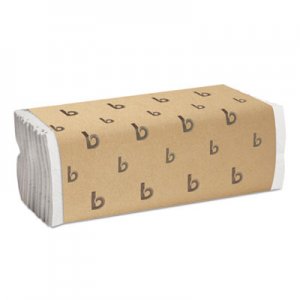 Boardwalk BWK6220 C-Fold Paper Towels, Bleached White, 200 Sheets/Pack, 12 Packs/Carton