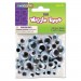 Creativity Street CKC344602 Wiggle Eyes Assortment, Assorted Sizes, Black, 100/Pack 3446-02