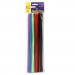 Chenille Kraft CKC711201 Regular Stems, 12" x 4mm, Metal Wire, Polyester, Assorted, 100/Pack 7112-01