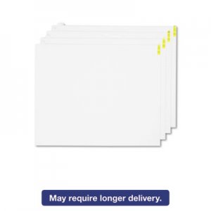 Crown WCRPLPDW Walk-N-Clean Mat 60-Sheet Refill Pad, 30w x 24h, 4/Carton, White CWNWCRPLPDW