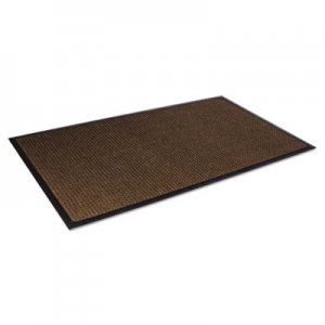 Crown SSR310DB Super-Soaker Wiper Mat w/Gripper Bottom, Polypropylene, 34 x 119, Dark Brown CWNSSR310DB