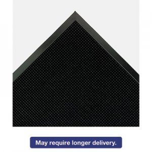 Crown MAFG62BK Mat-A-Dor Entrance/Antifatigue Mat, Rubber, 36 x 72, Black CWNMAFG62BK