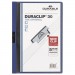 Durable 220307 Vinyl DuraClip Report Cover, Letter, Holds 30 Pages, Clear/Dark Blue DBL220307