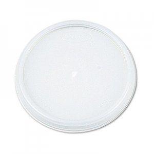 Dart 8JL Plastic Lids, for 8oz Hot/Cold Foam Cups, Vented, 1000 Lids/Carton DCC8JL