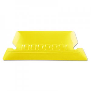 Pendaflex PFX42YEL Hanging File Folder Tabs, 1/5 Tab, 2", Yellow Tab/White Insert, 25/Pack