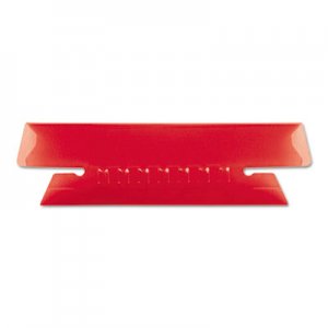 Pendaflex PFX4312RED Hanging File Folder Tabs, 1/3 Tab, 3 1/2", Red Tab/White Insert, 25/Pack