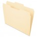 Pendaflex PFX752132 File Folders, 1/3 Cut, Second Position, Top Tab, Letter, Manila, 100/Box 752-1/3-2