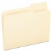 Pendaflex PFX752133 File Folders, 1/3 Cut, Third Position, Top Tab, Letter, Manila, 100/Box 752-1/3-3