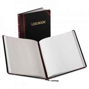Boorum & Pease BORG21150R Log Book, Record Rule, Black/Red Cover, 150 Pages, 10 3/8 x 8 1/8