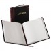 Boorum & Pease BORG21150R Log Book, Record Rule, Black/Red Cover, 150 Pages, 10 3/8 x 8 1/8