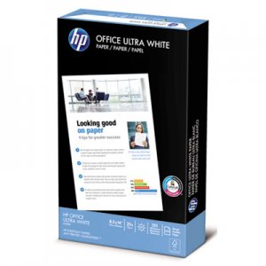 HP HEW001422 Office Ultra-White Paper, 92 Bright, 20lb, 8-1/2 x 14, 500/Ream 00142-2