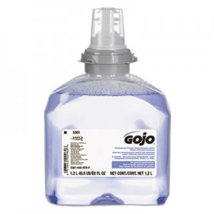 GOJO GOJ536102 TFX Luxury Foam Hand Wash, Fresh Scent, Dispenser, 1200mL, 2/Carton 5361-02