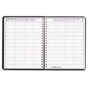 House of Doolittle HOD28202 Four-Person Group Practice Daily Appointment Book, 8 x 11, Black, 2017 282-02