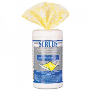 SCRUBS 91930 Stainless Steel Cleaner Towels, 9 3/4 x 10 1/2, 30/Canister ITW91930