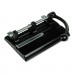 Master MAT1340PB 40-Sheet Lever Action Two- to Seven-Hole Punch, 13/32" Holes, Black