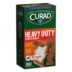 Curad CUR14924 Heavy Duty Bandages, Assorted Sizes, 30/Box MIICUR14924
