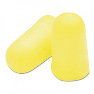 3M MMM3121219 E A R TaperFit 2 Self-Adjusting Earplugs, Uncorded, Foam, Yellow, 200 Pairs