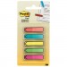 Post-it Flags MMM684ARR2 Arrow 1/2" Page Flags, Five Assorted Bright Colors, 20/Color, 100/Pack 684-ARR2