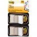 Post-it Flags MMM680WE2 Standard Page Flags in Dispenser, White, 100 Flags/Dispenser 680-WE2