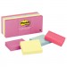Post-it Notes MMM653AST Original Pads in Marseille Colors, 1-1/2 x 2, 100/Pad, 12 Pads/Pack 653