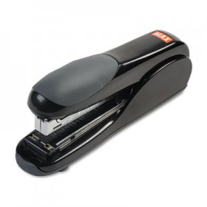 MAX MXBHD50DFBK Flat-Clinch Standard Stapler, 30-Sheet Capacity, Black