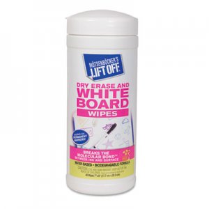 Motsenbocker's Lift-Off MOT42703EA Dry Erase Cleaner Wipes, 7 x 12, 40/Canister